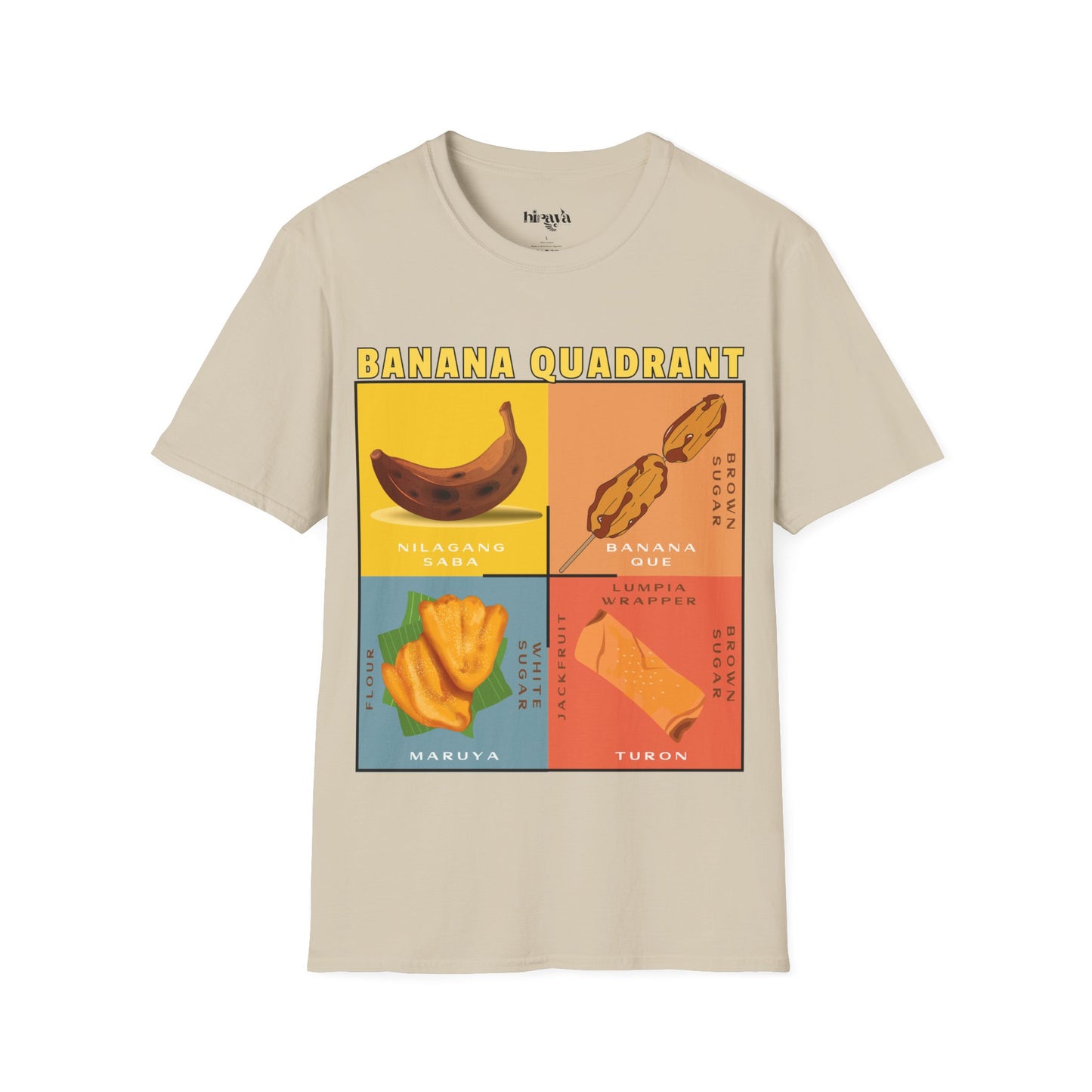 Saging 4 ways Filipino Heritage T-Shirt (Unisex Soft Style Shirt)