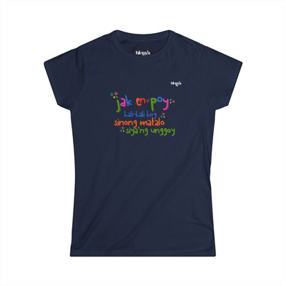 Jak en Poy (Words) Women's Softstyle Tee