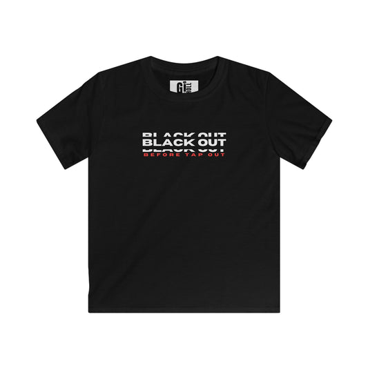 Black Out -Kids Softstyle Tee