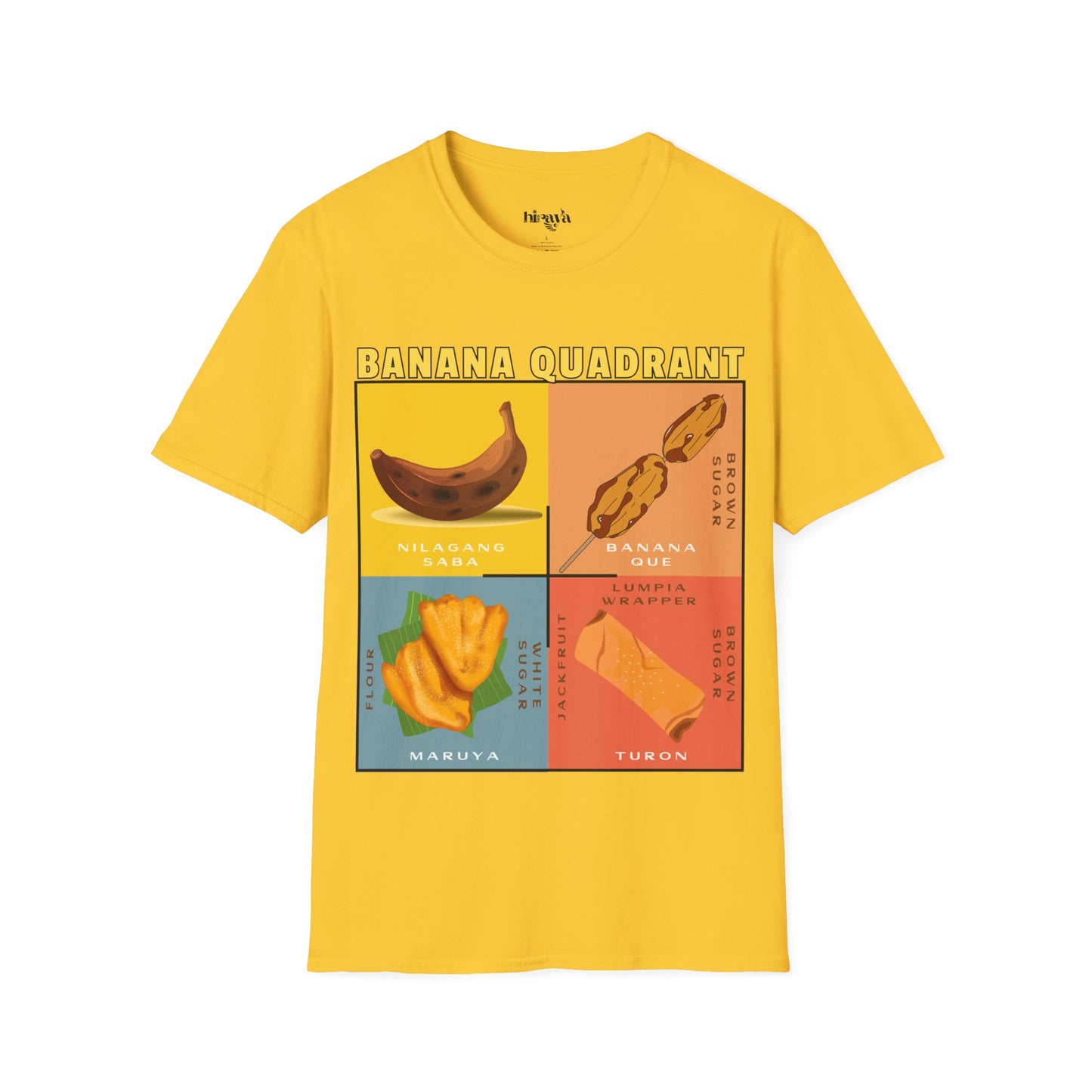Saging 4 ways Filipino Heritage T-Shirt (Unisex Soft Style Shirt)